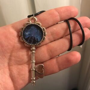 Large key necklace
